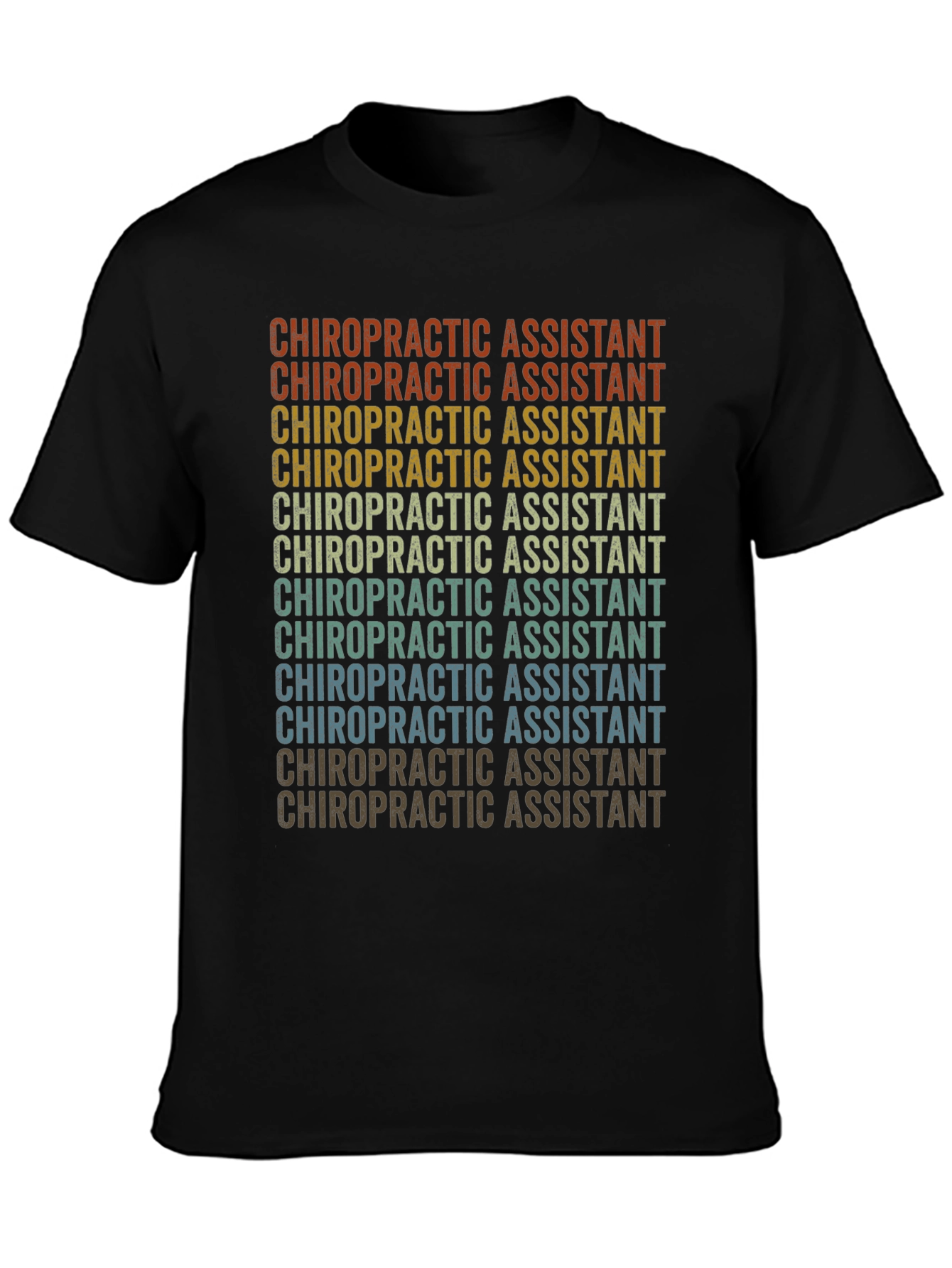 Chiropractic Assistant Retro T-Shirt