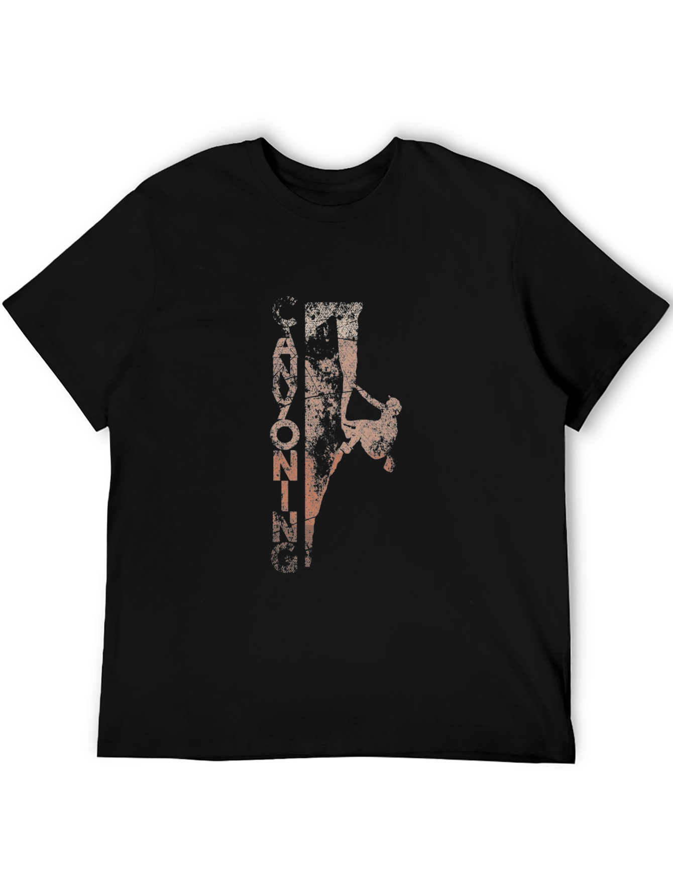 Climbing T-Shirt - Black Cotton Tee