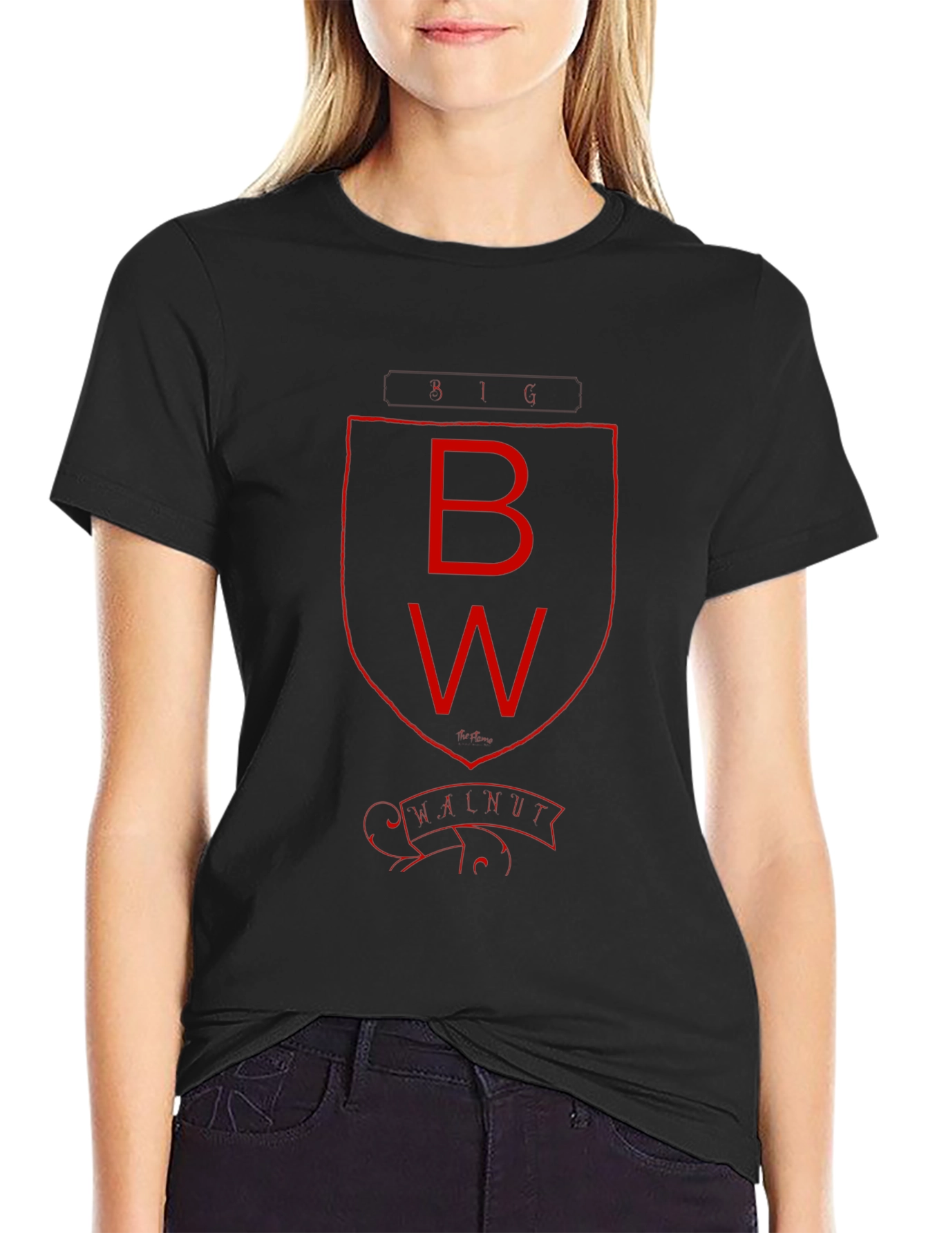Big Walnut Crest Black T-Shirt