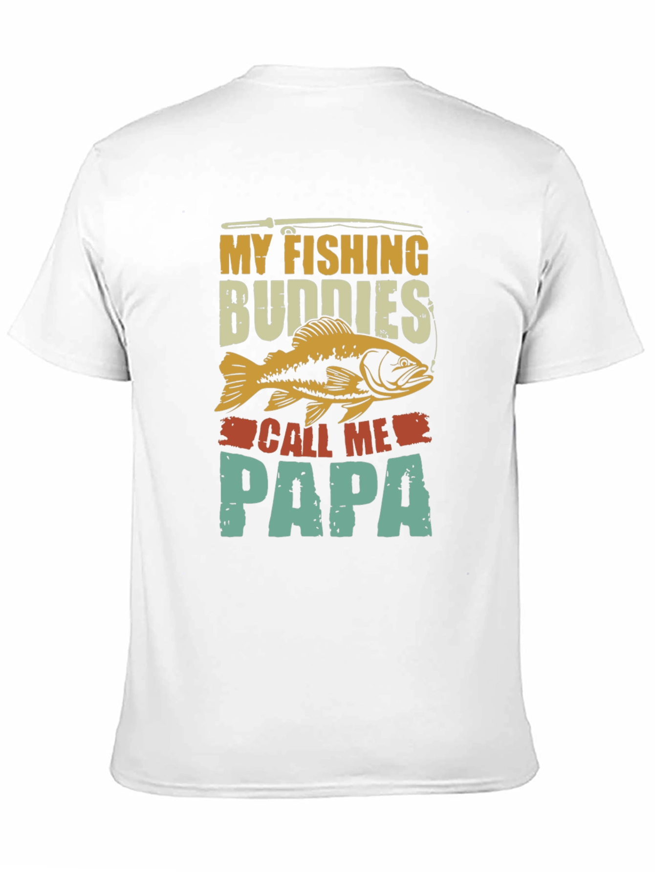 Fishing Buddies Papa Graphic T-Shirt