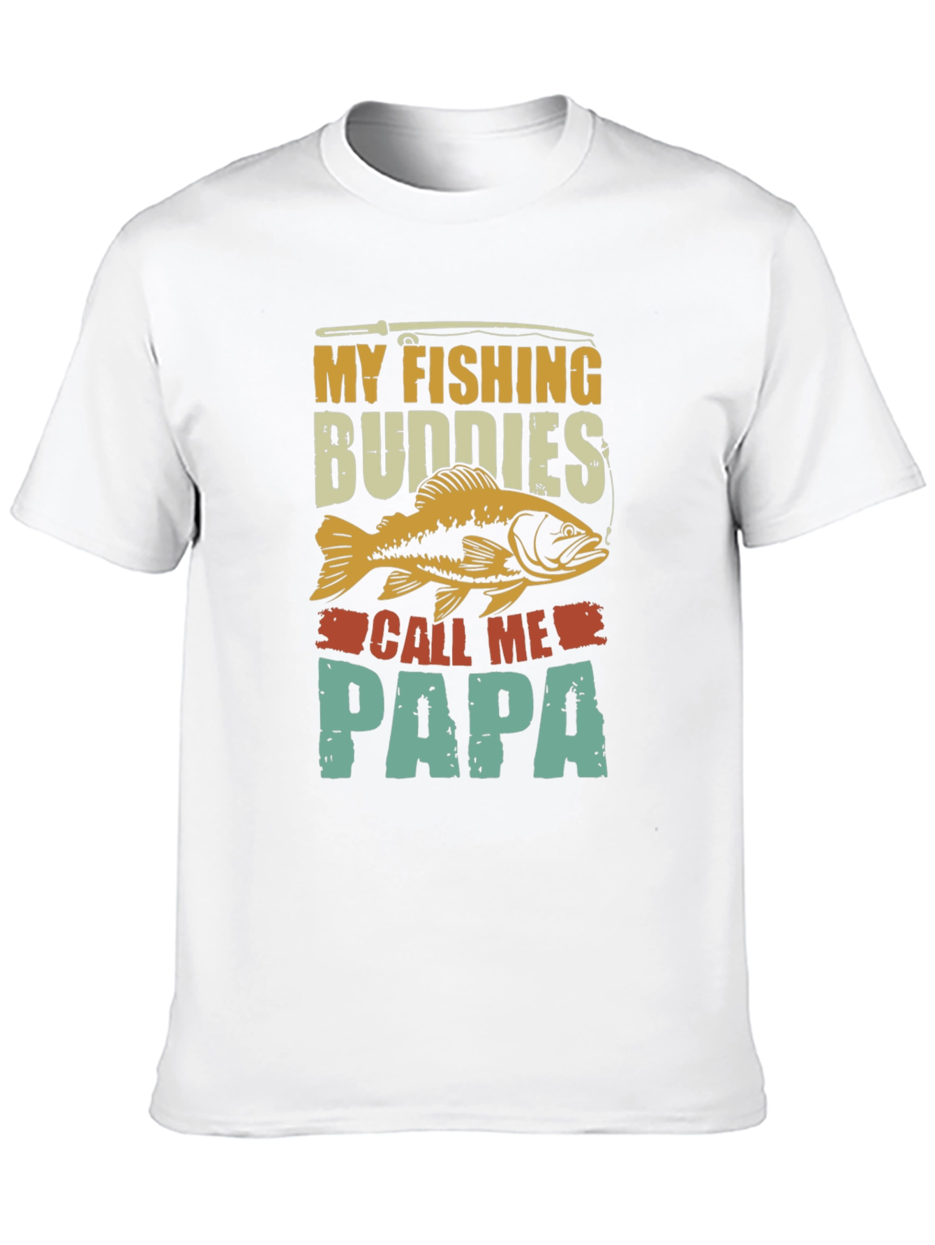 Fishing Buddies Papa Graphic T-Shirt