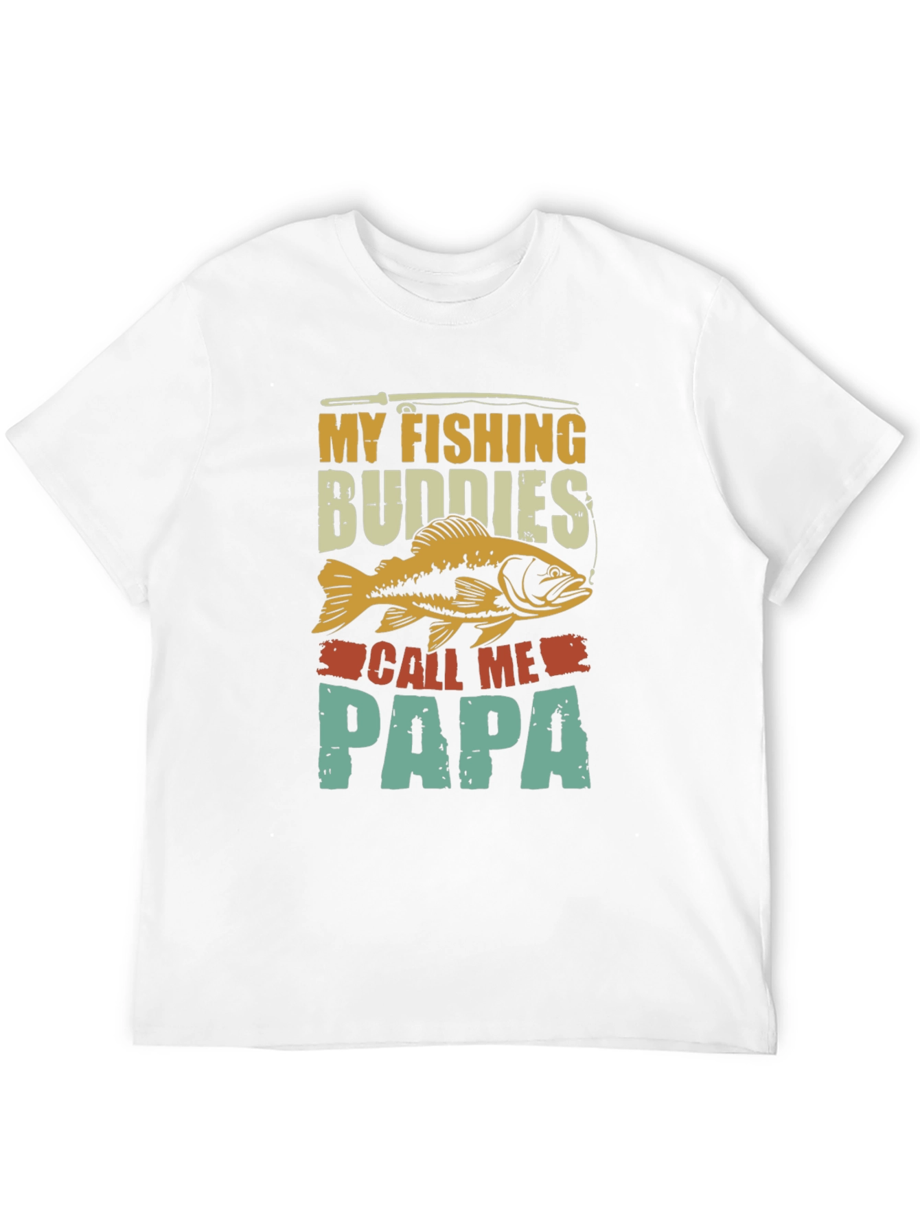 Fishing Buddies Papa Graphic T-Shirt