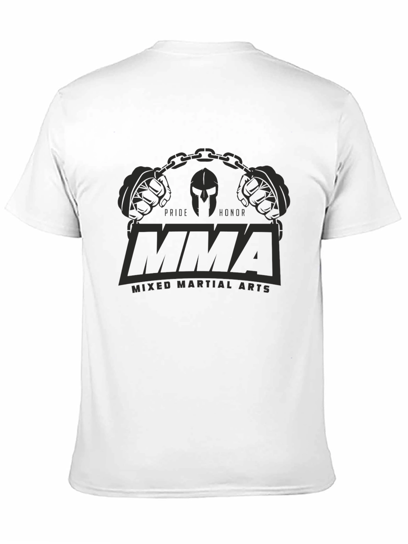 MMA Mixed Martial Arts Black T-Shirt