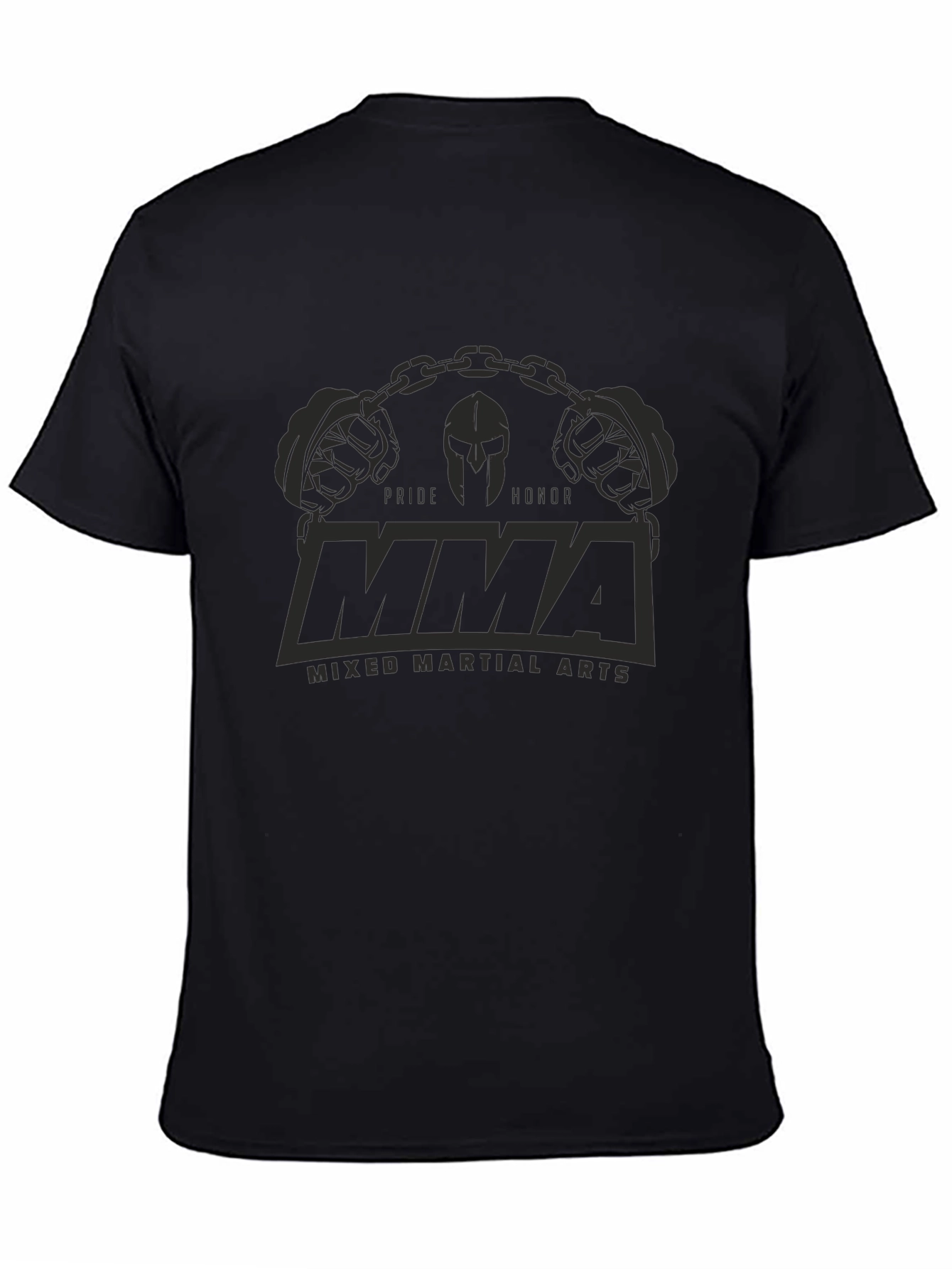 MMA Mixed Martial Arts Black T-Shirt