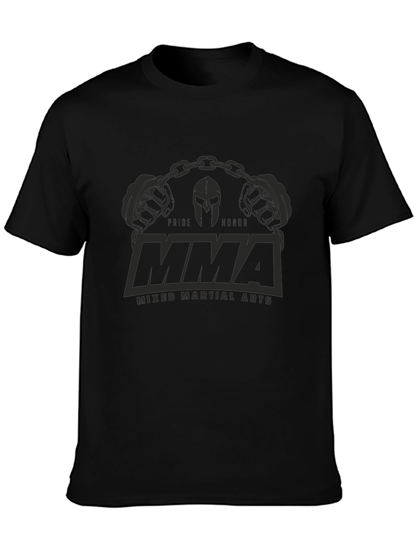 MMA Mixed Martial Arts Black T-Shirt
