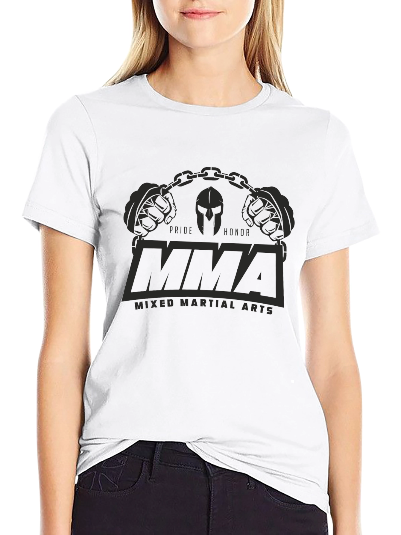 MMA Mixed Martial Arts Black T-Shirt