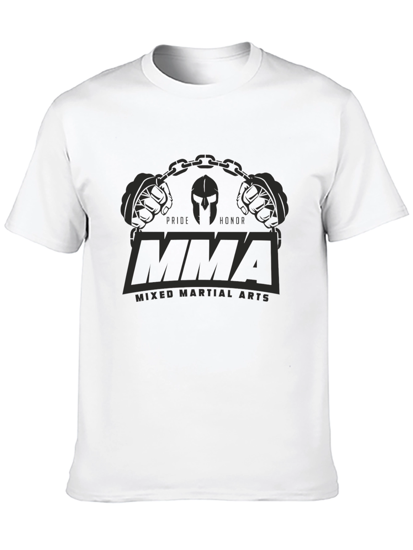 MMA Mixed Martial Arts Black T-Shirt