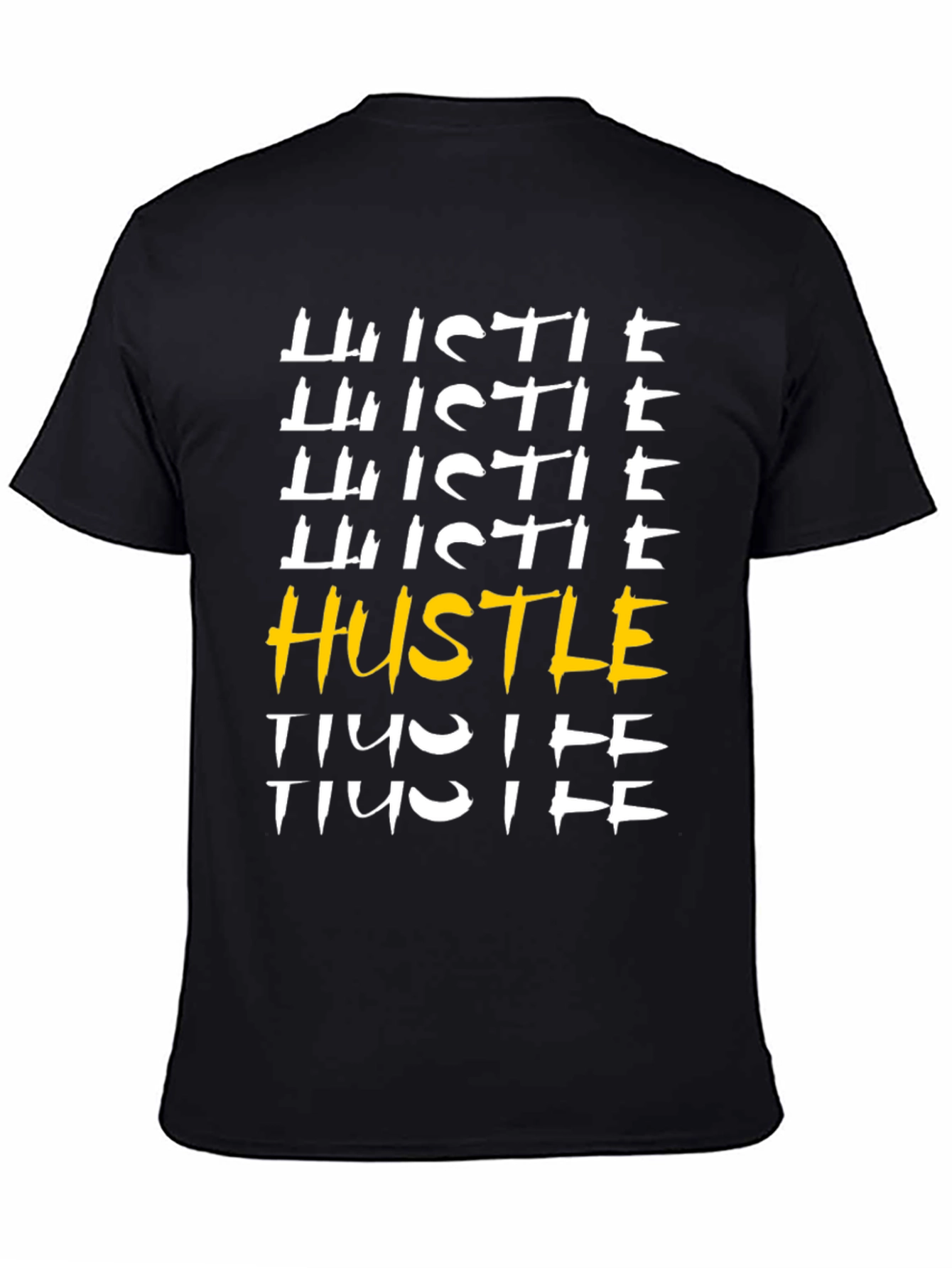 Hustle Graphic T-Shirt - Motivational Tee
