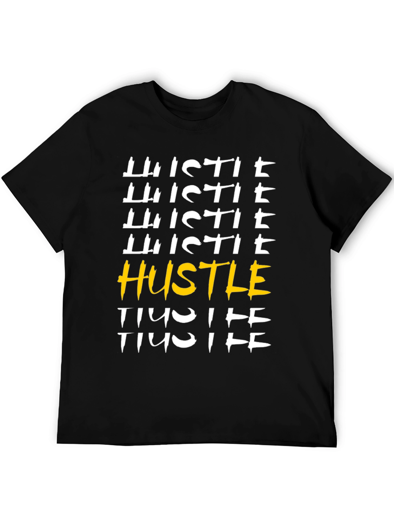 Hustle Graphic T-Shirt - Motivational Tee