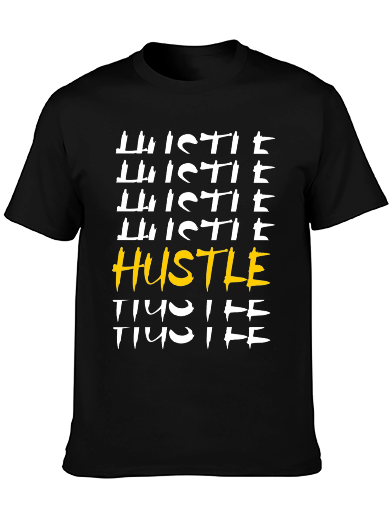 Hustle Graphic T-Shirt - Motivational Tee