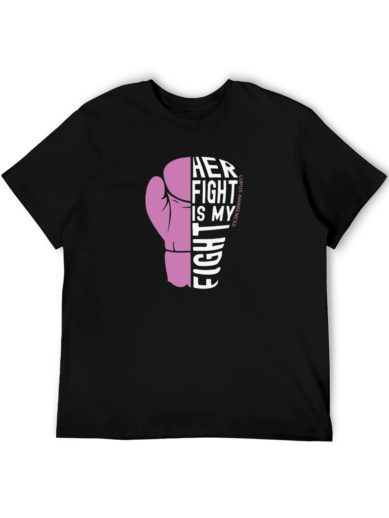 Lupus Awareness Boxing Glove Graphic T-Shirt