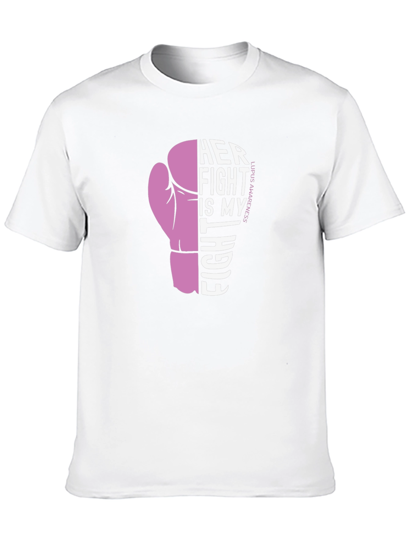 Lupus Awareness Boxing Glove Graphic T-Shirt