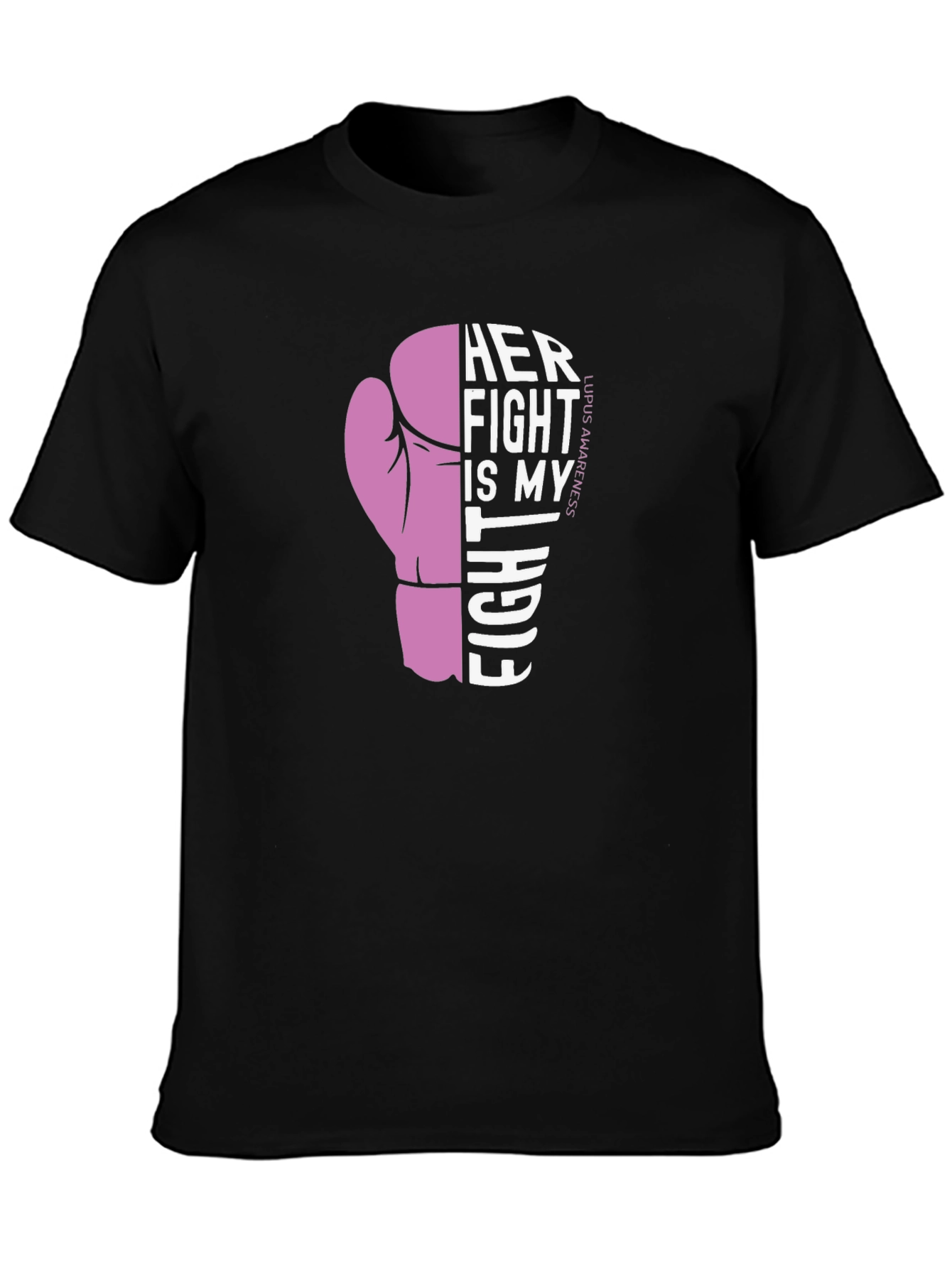 Lupus Awareness Boxing Glove Graphic T-Shirt