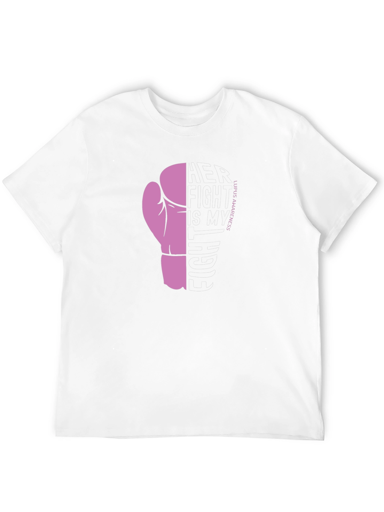 Lupus Awareness Boxing Glove Graphic T-Shirt