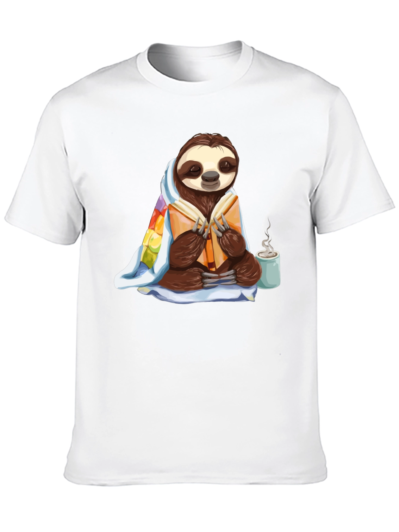 Relaxed Sloth Book Lover T-Shirt