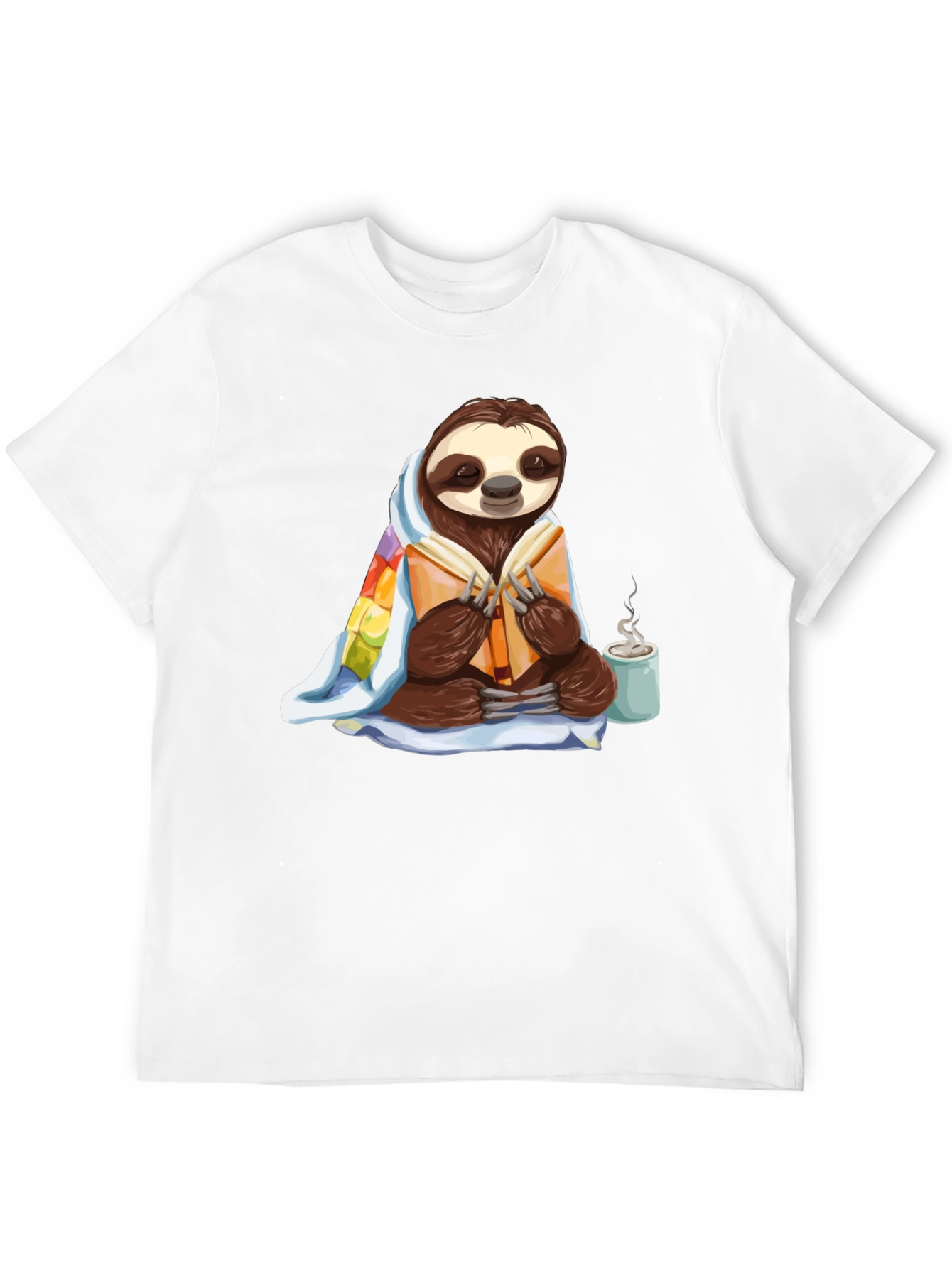 Relaxed Sloth Book Lover T-Shirt