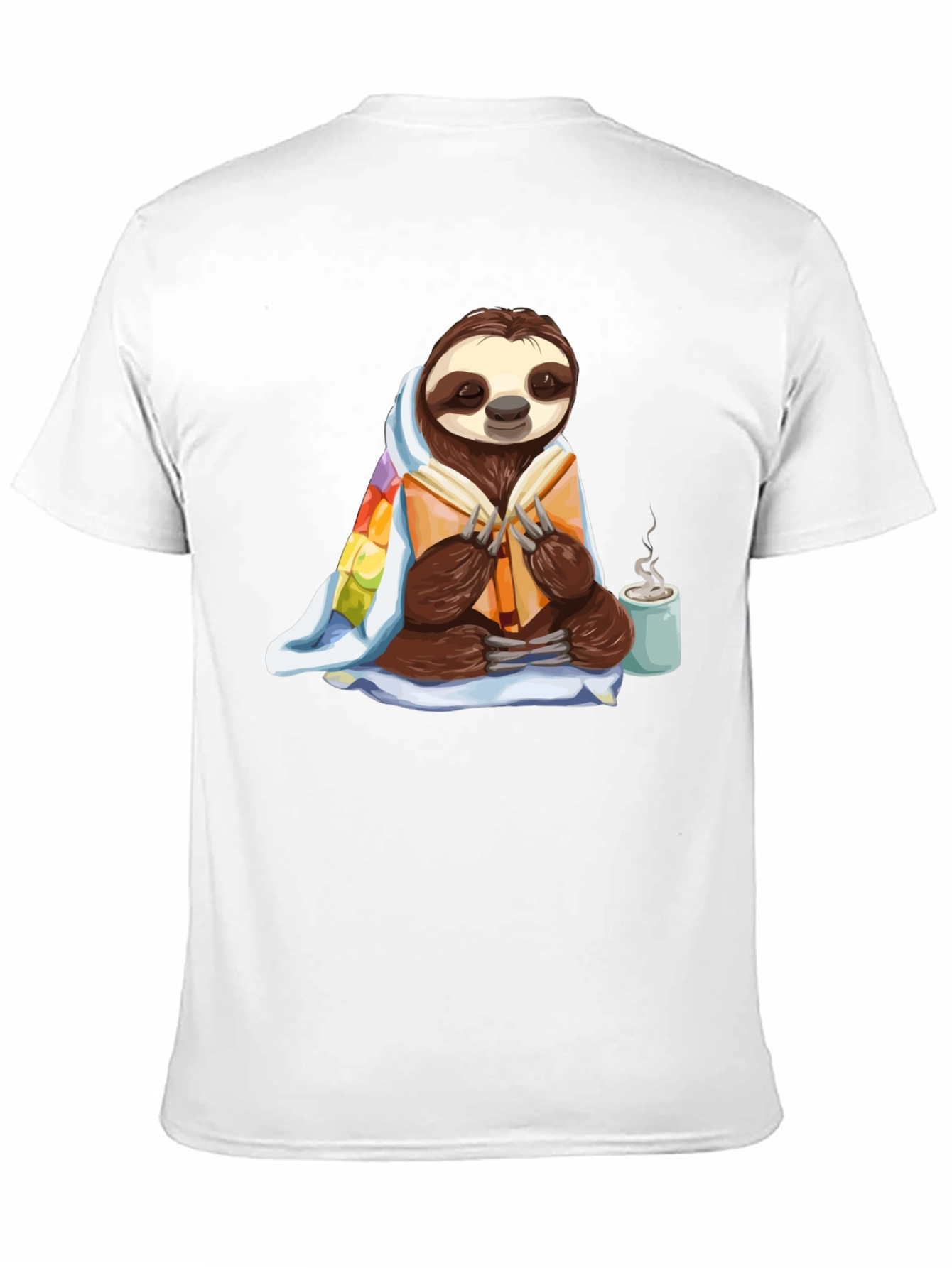 Relaxed Sloth Book Lover T-Shirt