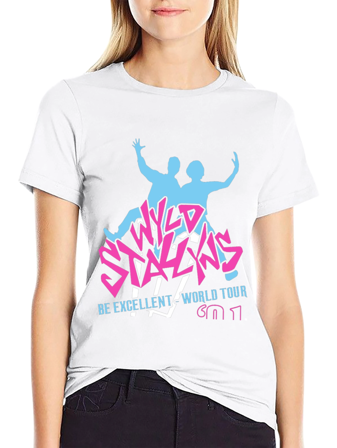 Wyld Stallyns World Tour Black T-Shirt