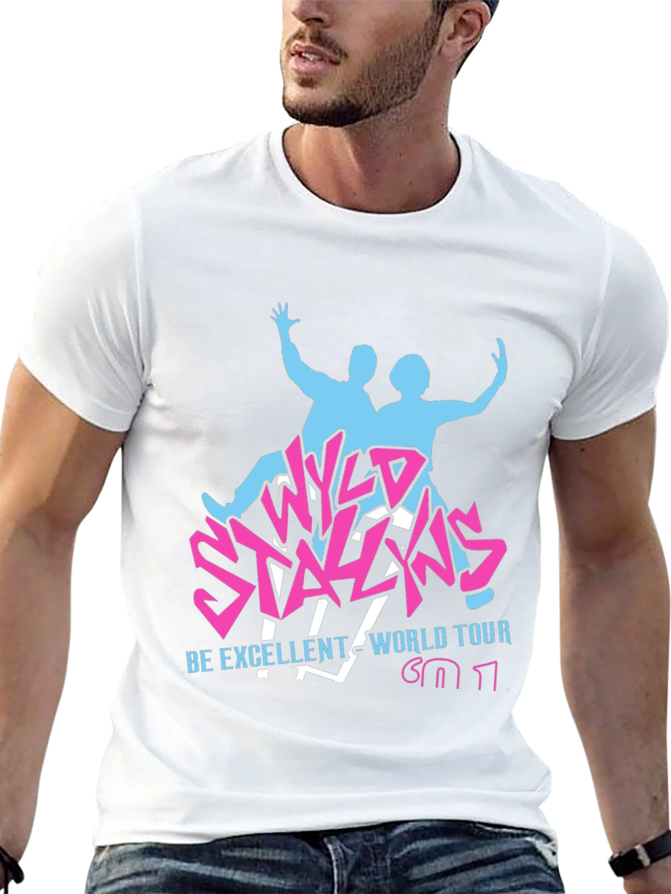 Wyld Stallyns World Tour Black T-Shirt