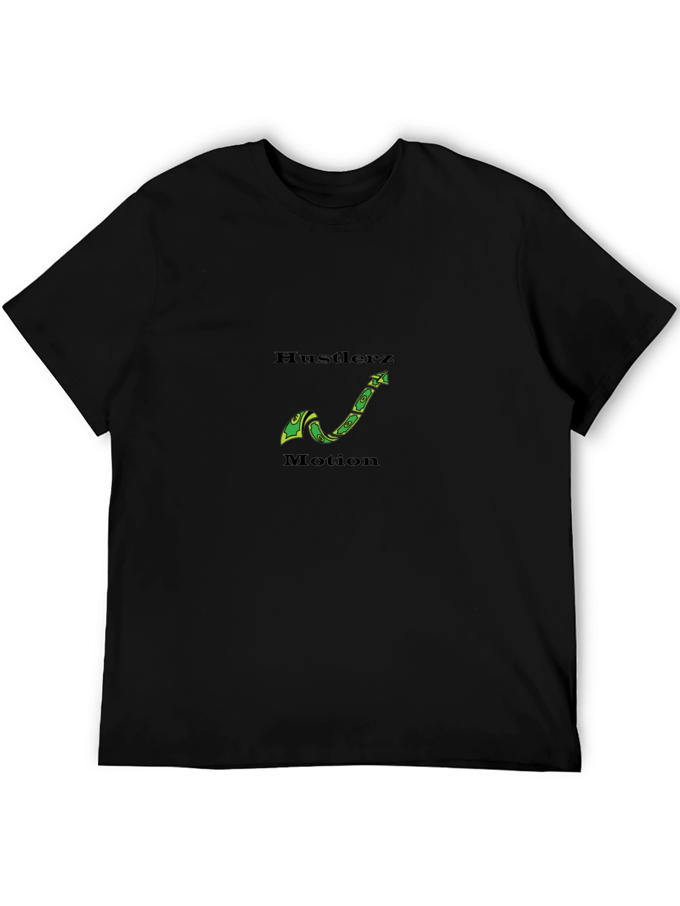Hustlerz Motion Black T-Shirt