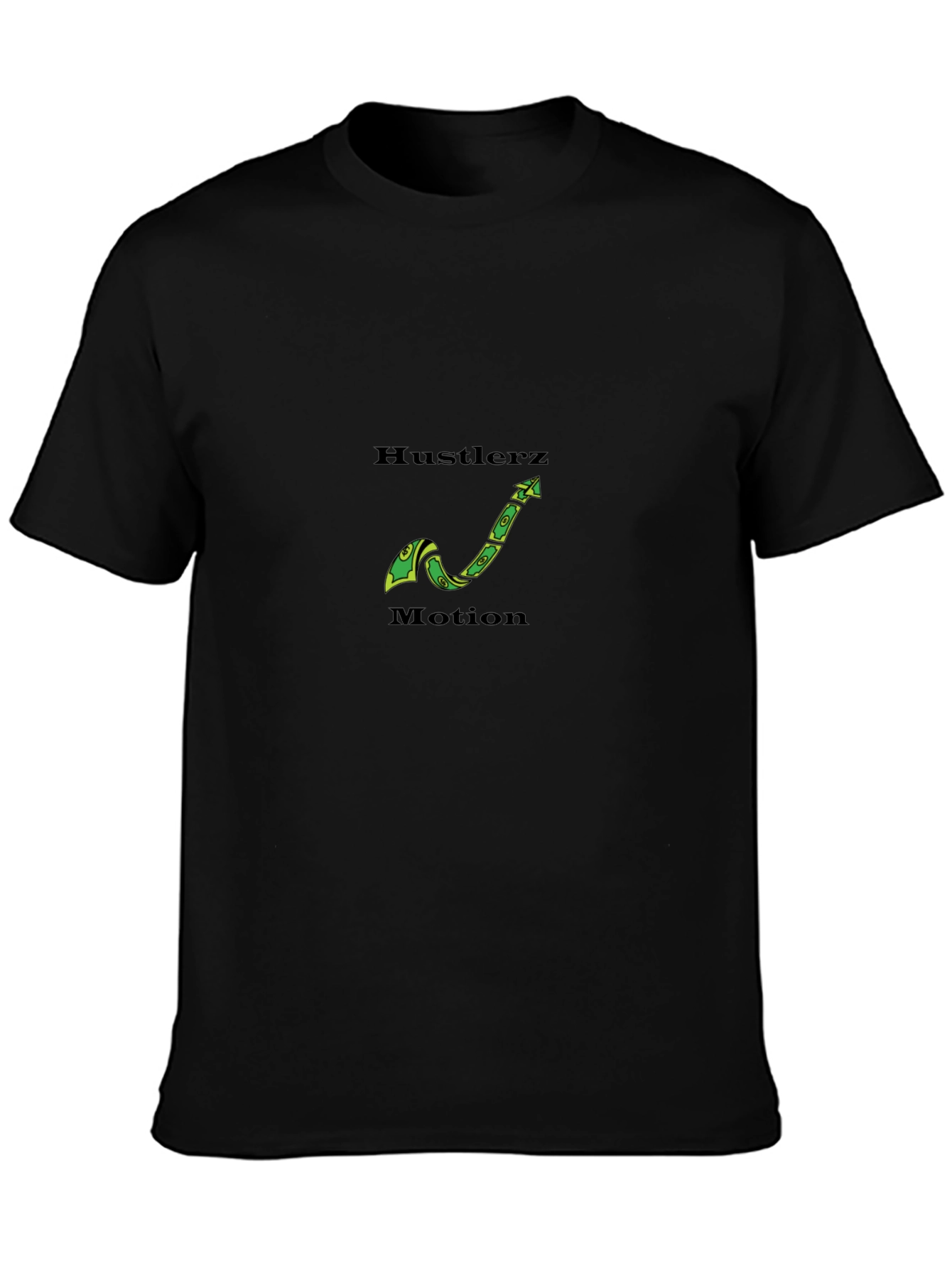 Hustlerz Motion Black T-Shirt