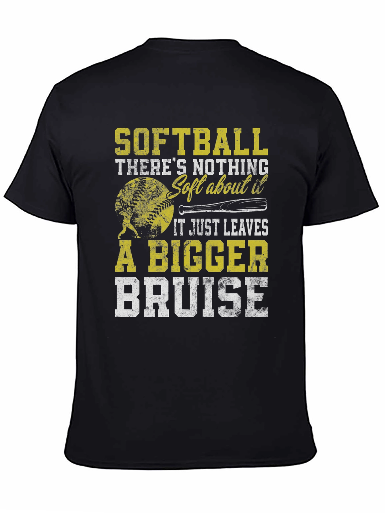 Softball Bigger Bruise Graphic T-Shirt