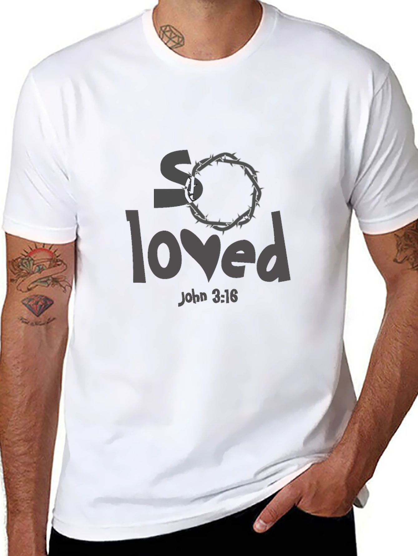 So Loved John 3:16 Graphic Tee