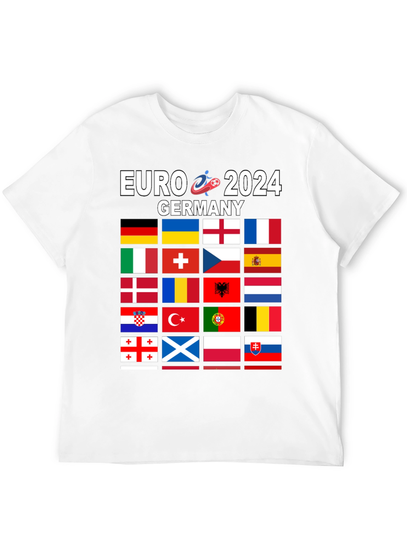 Euro 2024 Germany Flags T-Shirt