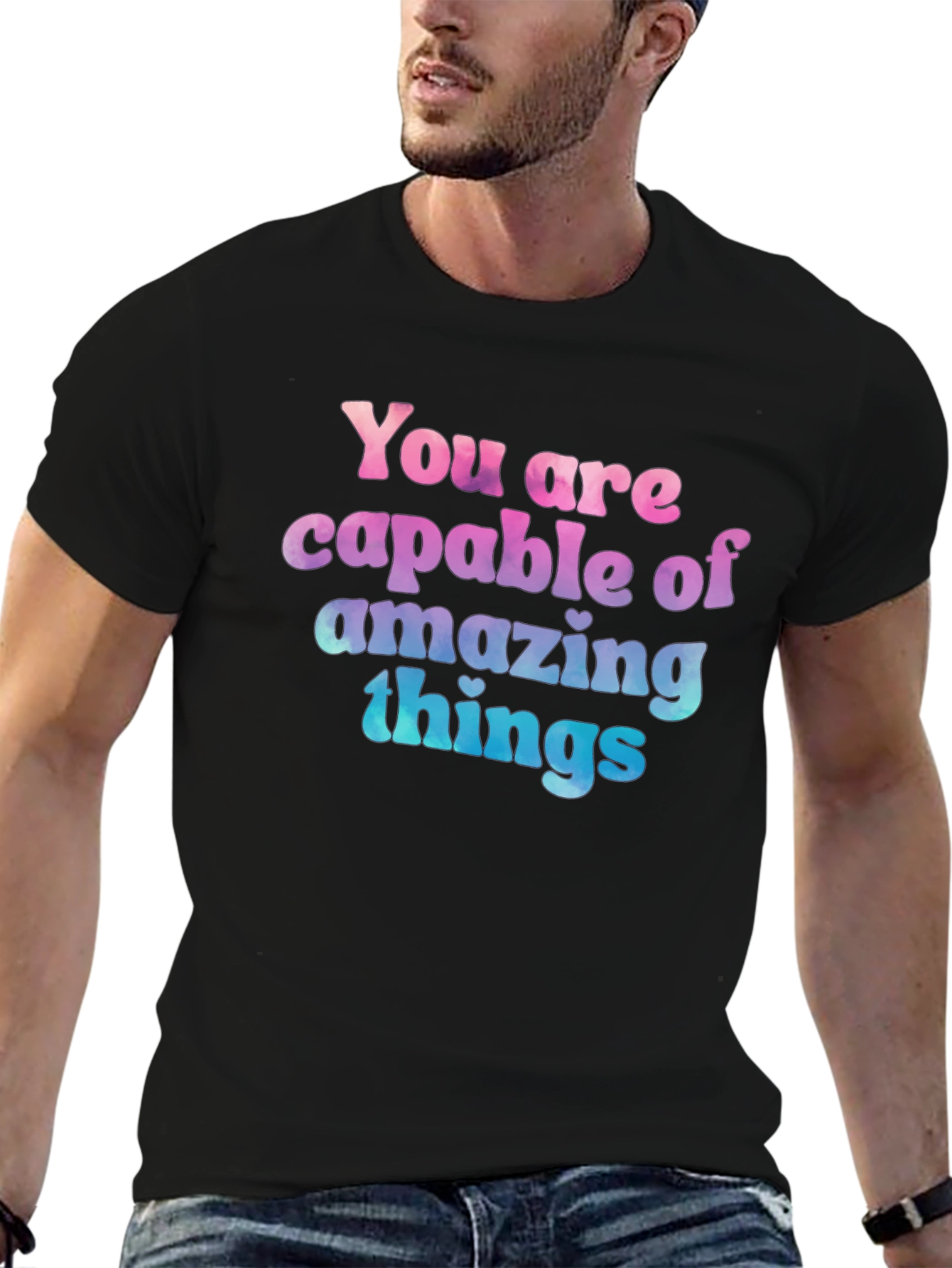 Inspirational Graphic Tee - Amazing Things T-Shirt