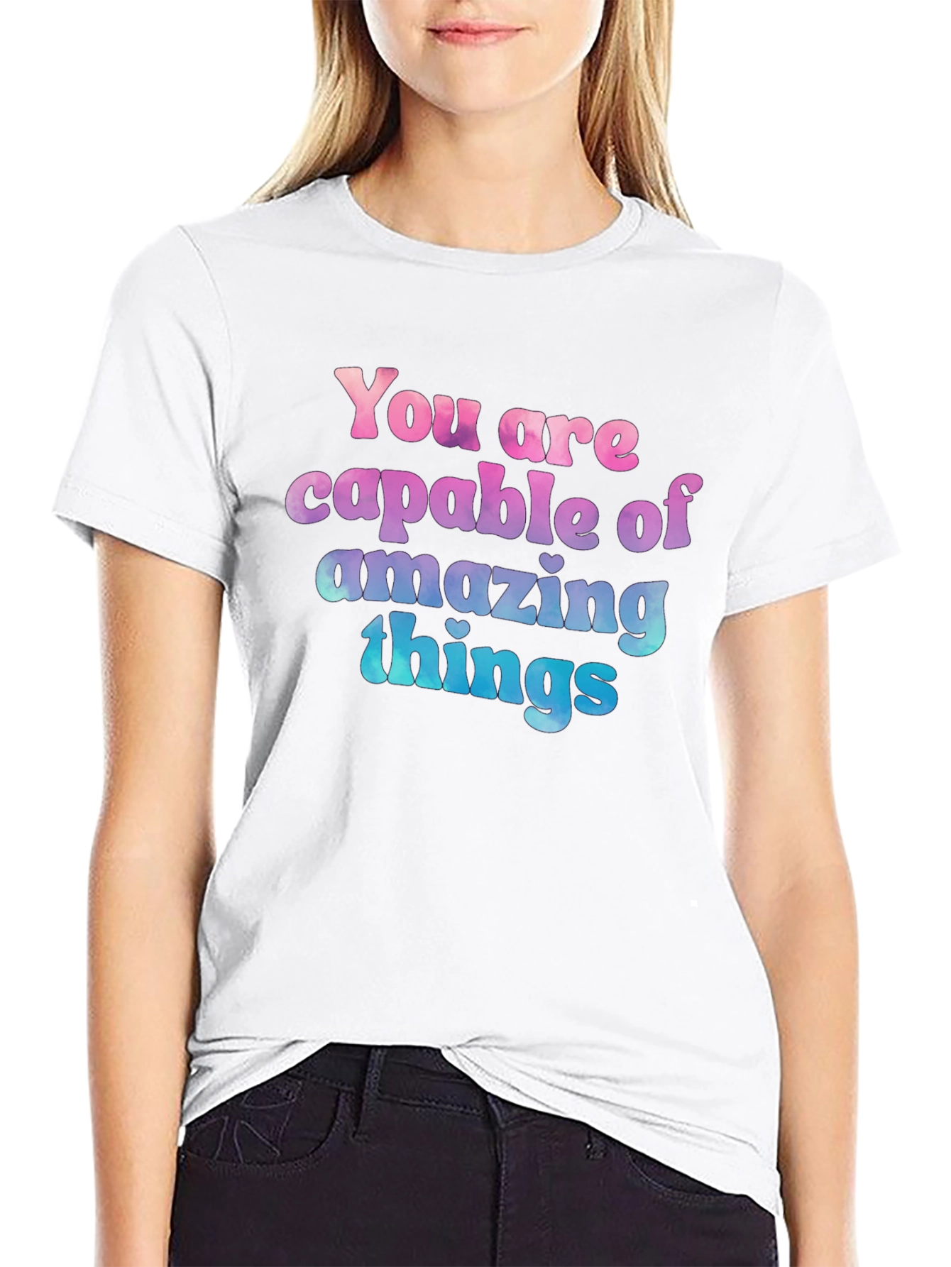 Inspirational Graphic Tee - Amazing Things T-Shirt