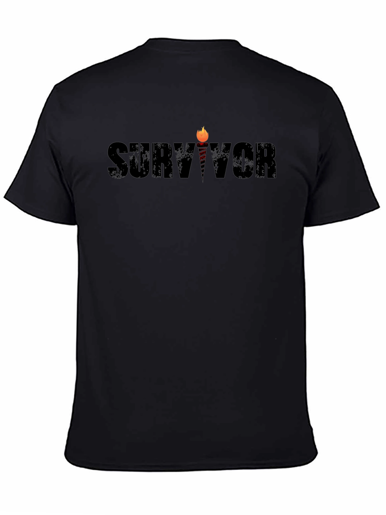 Survivor Graphic Tee - Classic Black T-Shirt