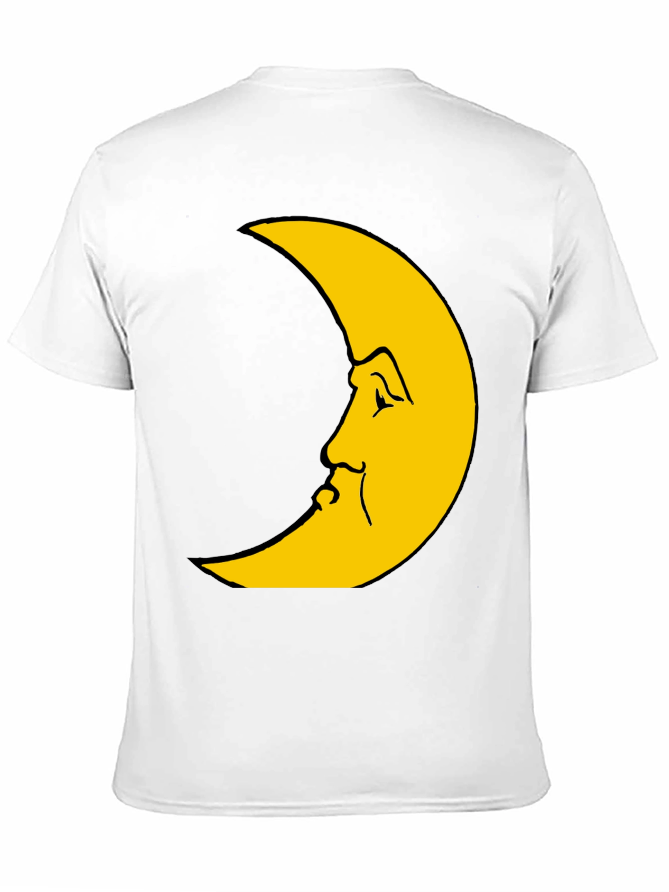 Crescent Moon Face Graphic Tee