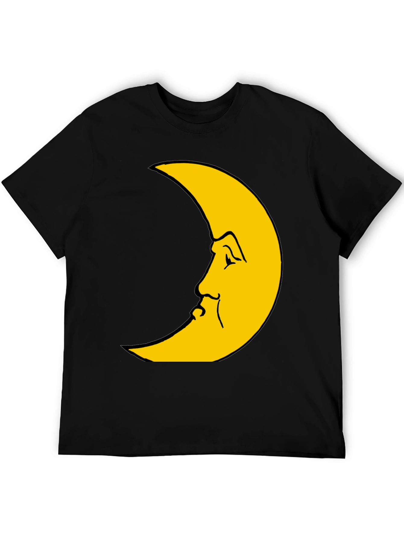 Crescent Moon Face Graphic Tee