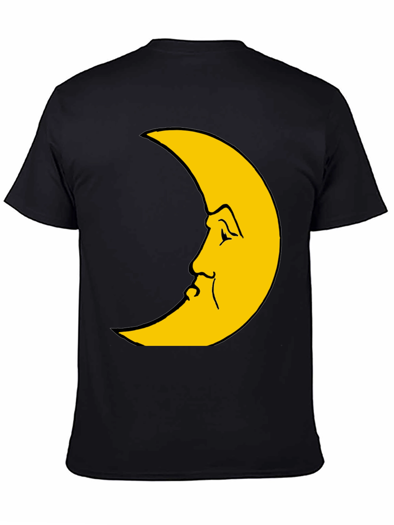 Crescent Moon Face Graphic Tee