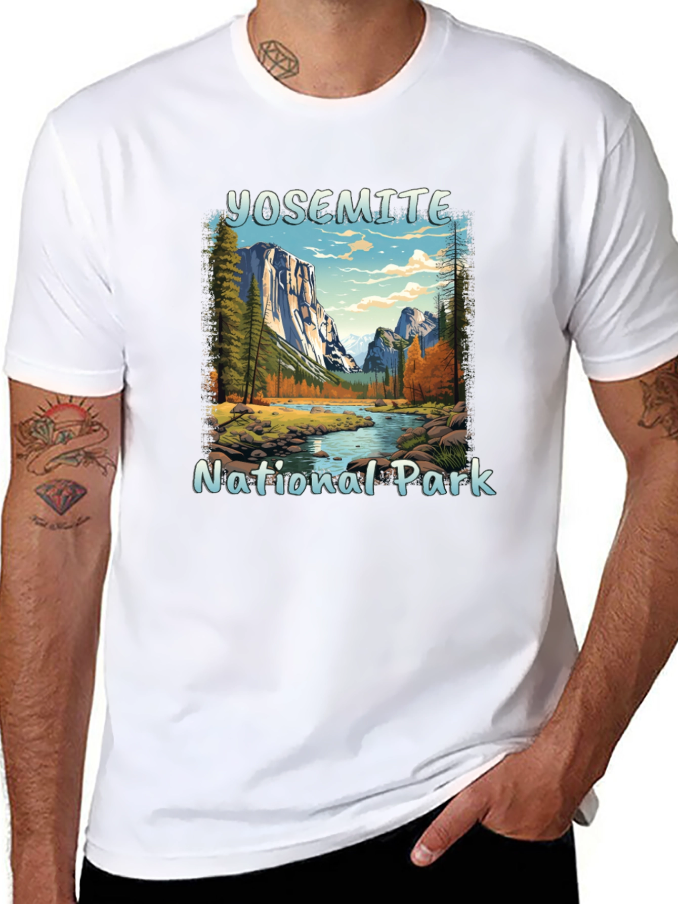 Yosemite National Park Graphic T-Shirt