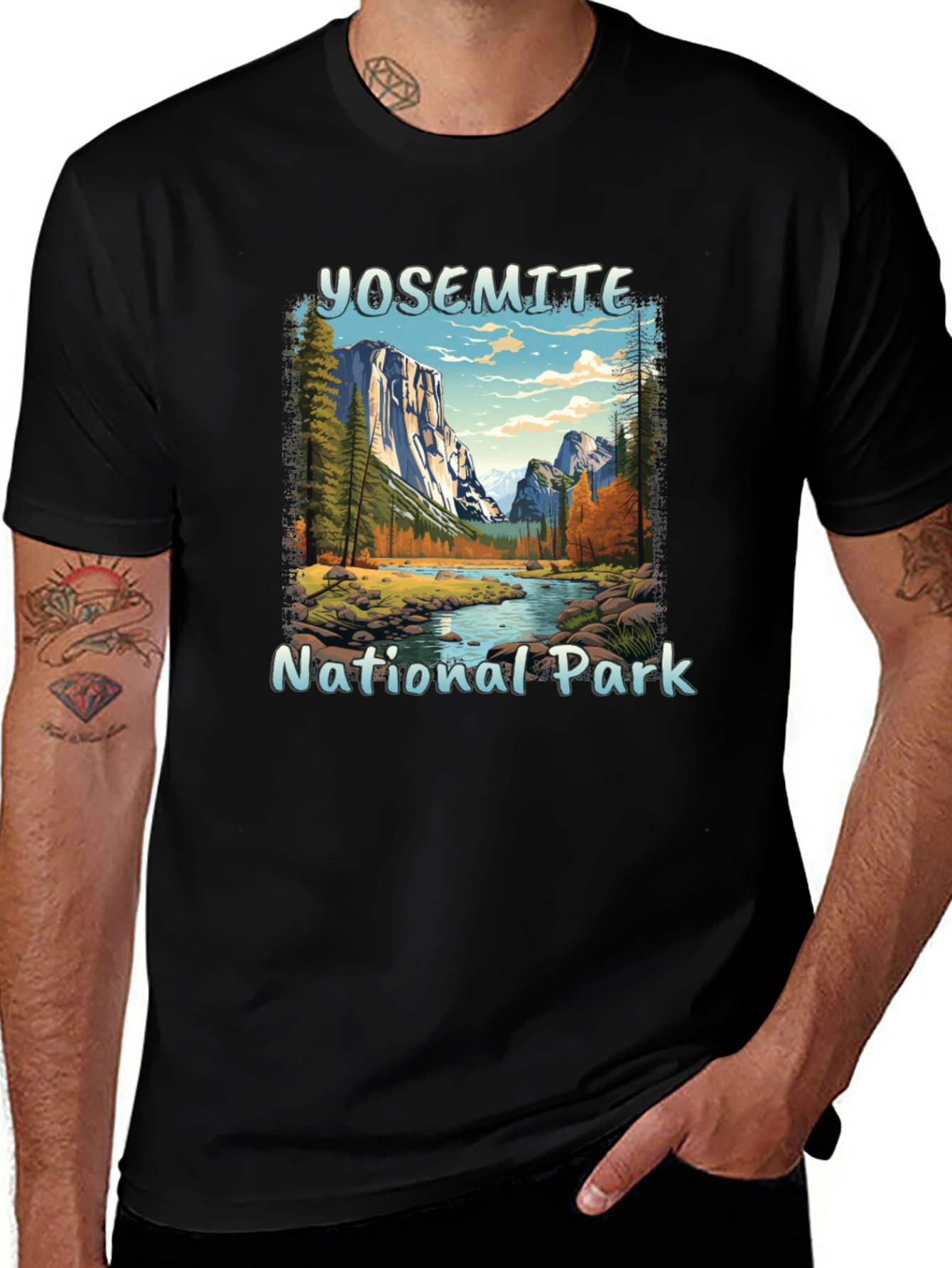Yosemite National Park Graphic T-Shirt