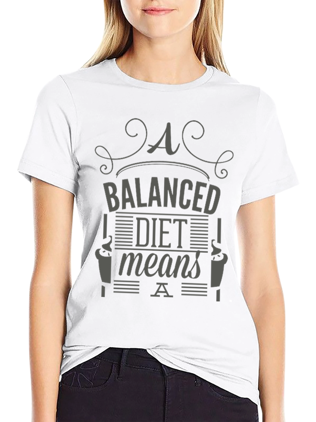 Balanced Diet Funny T-Shirt