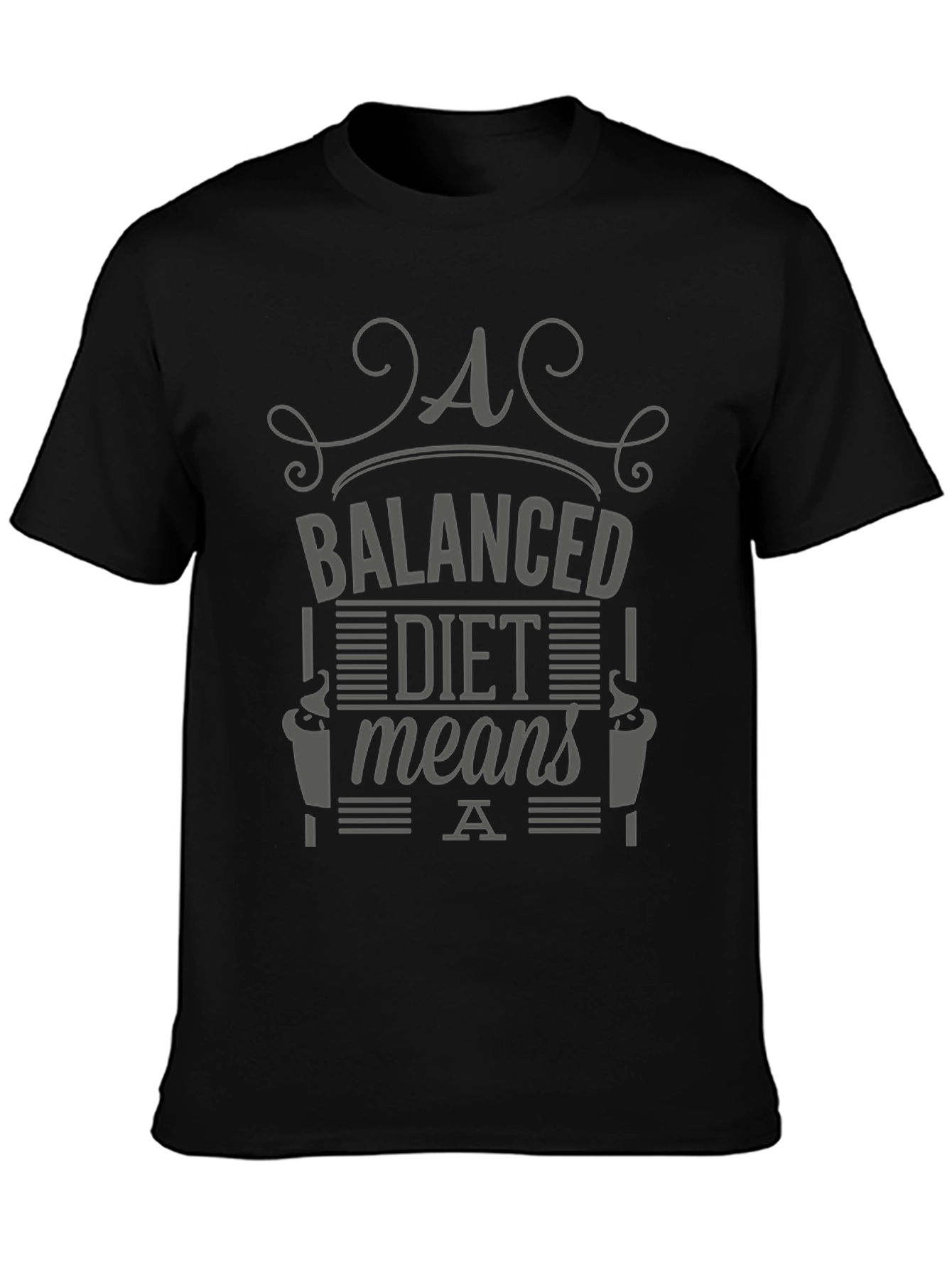 Balanced Diet Funny T-Shirt