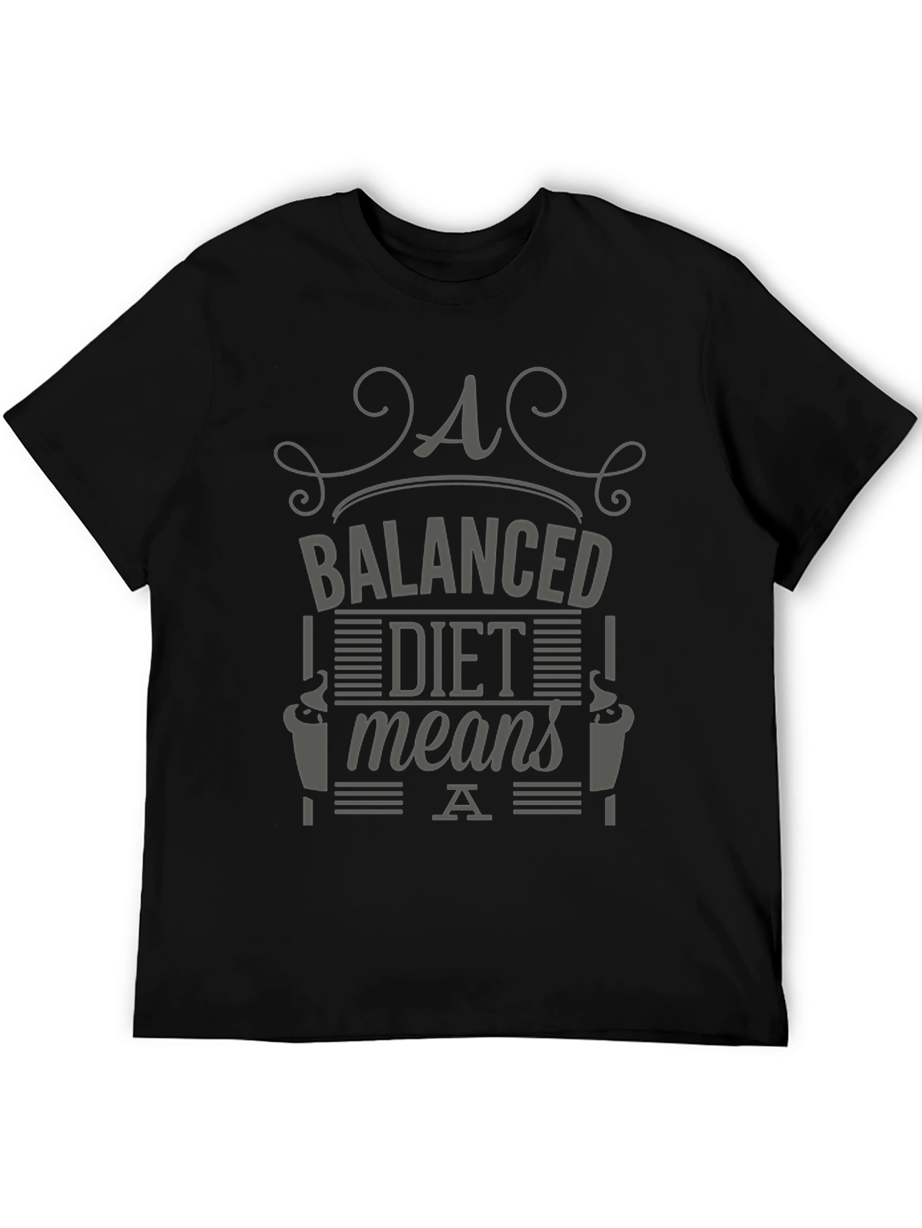 Balanced Diet Funny T-Shirt