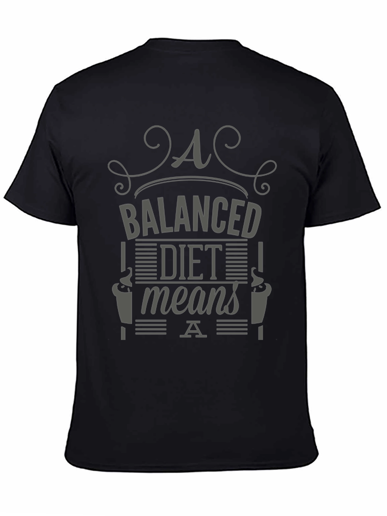 Balanced Diet Funny T-Shirt