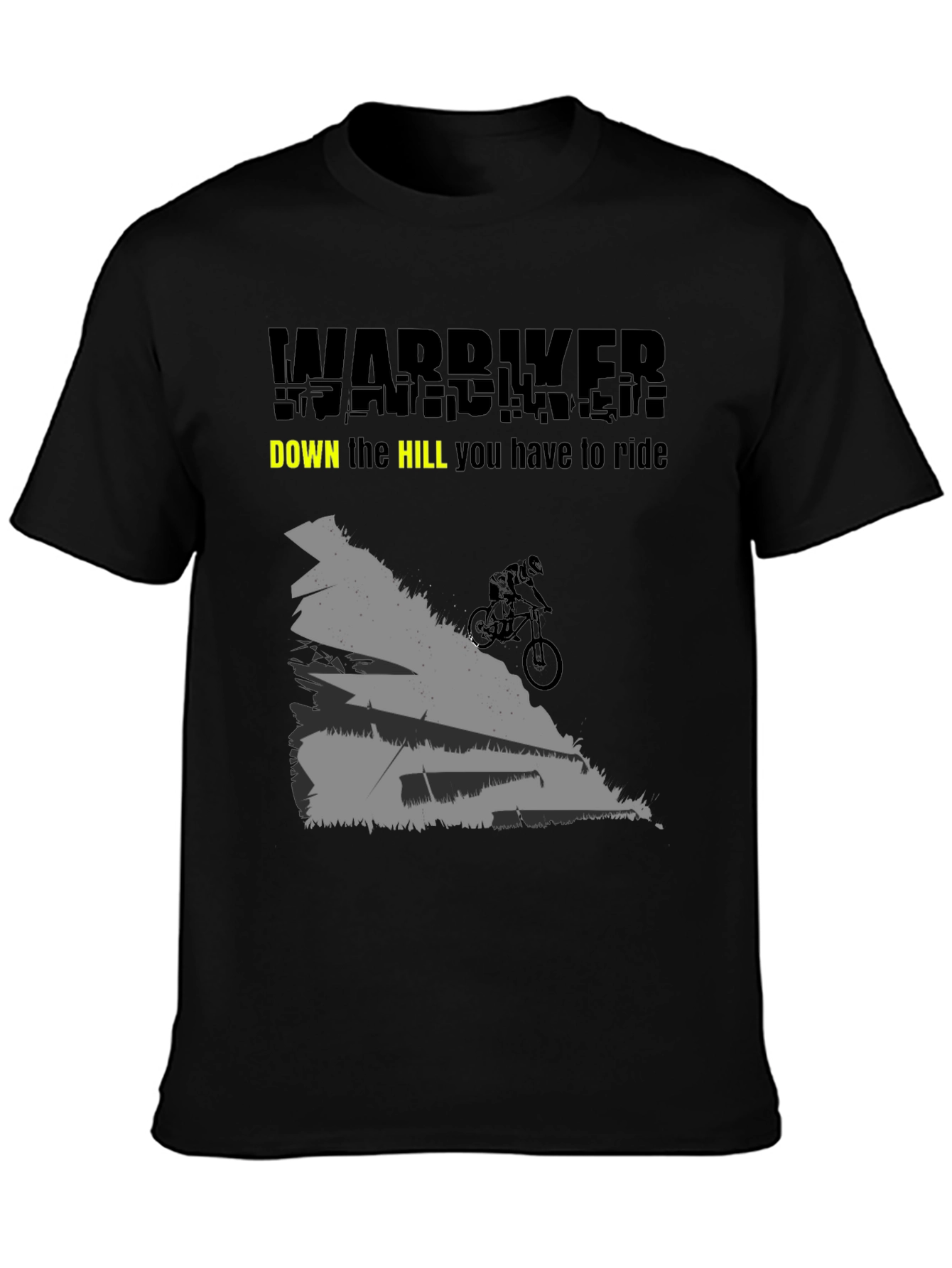 Warbiker Downhill Ride T-Shirt - Black