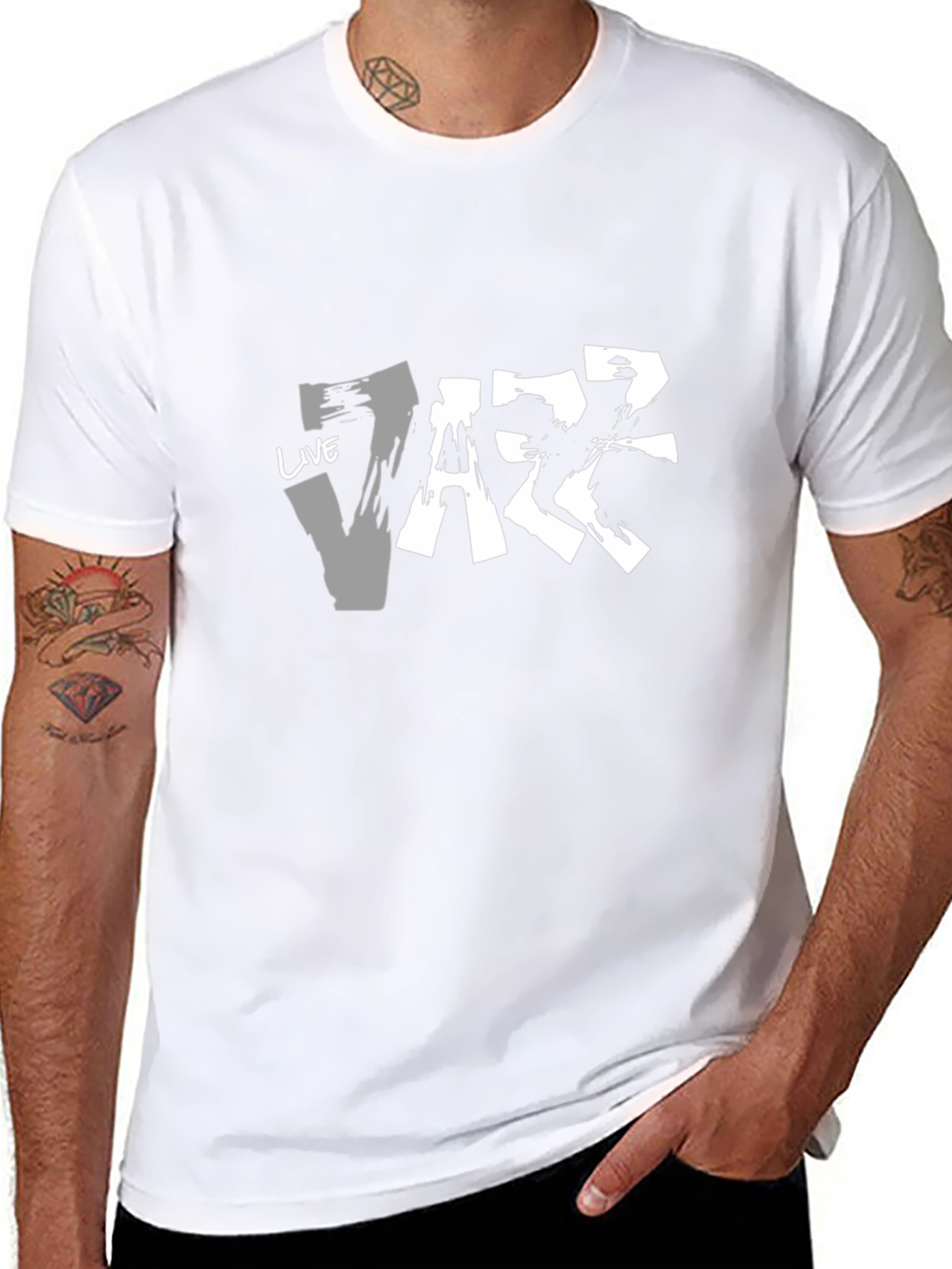 Live Jazz Graphic Tee - Stylish & Comfortable