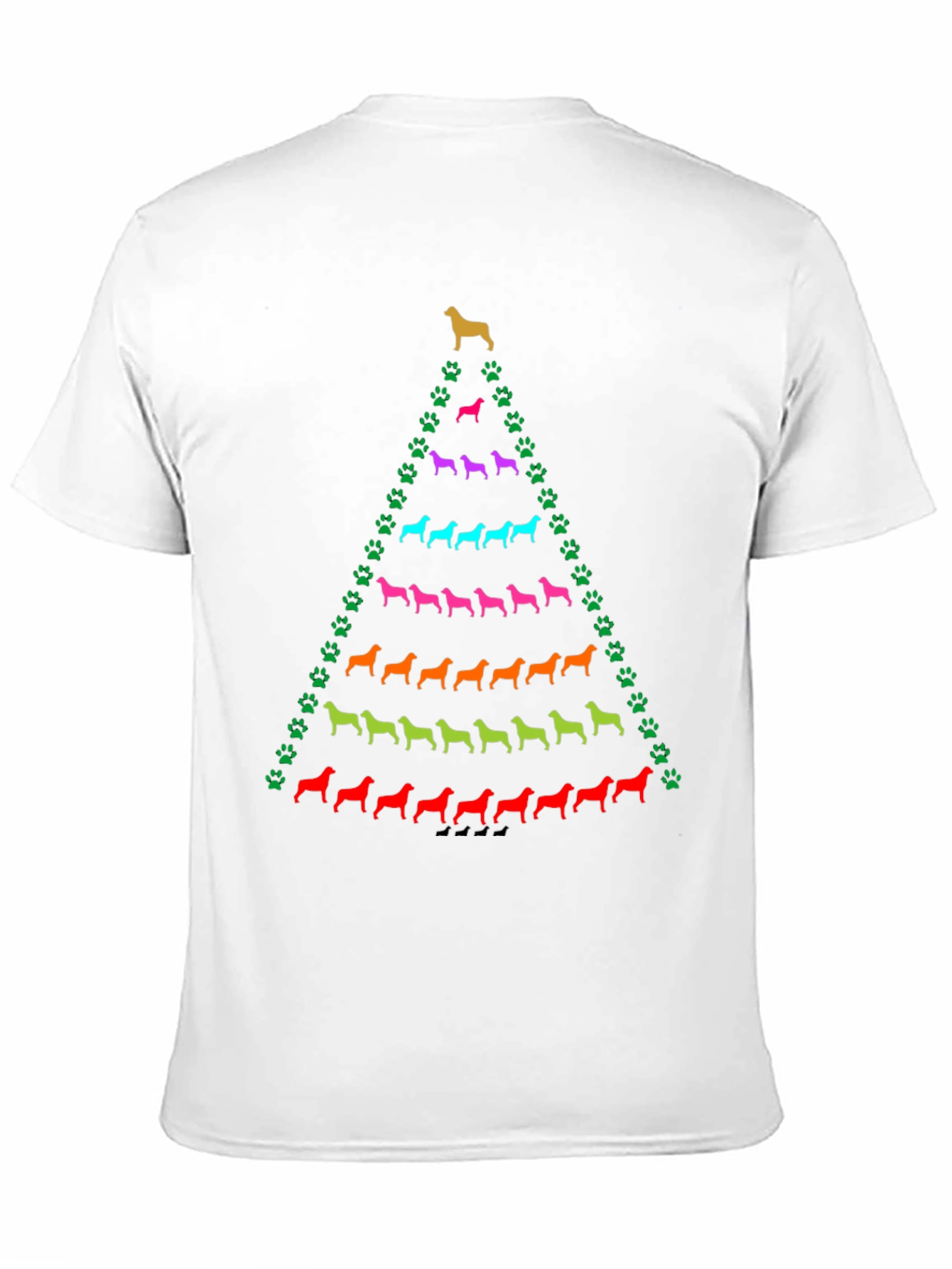 Dog Breed Christmas Tree T-Shirt