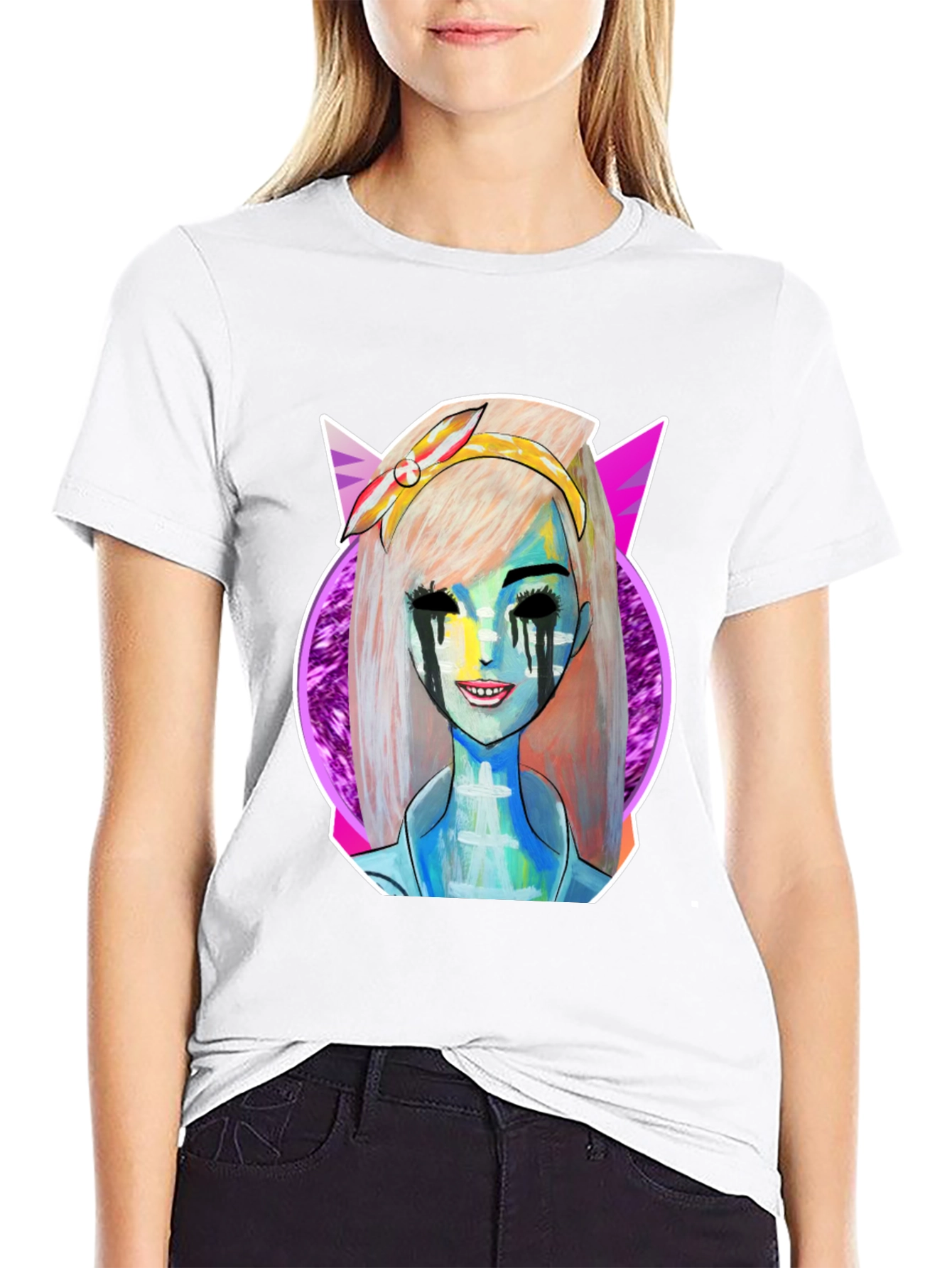 Unique Graphic Tee - Bold Character Art
