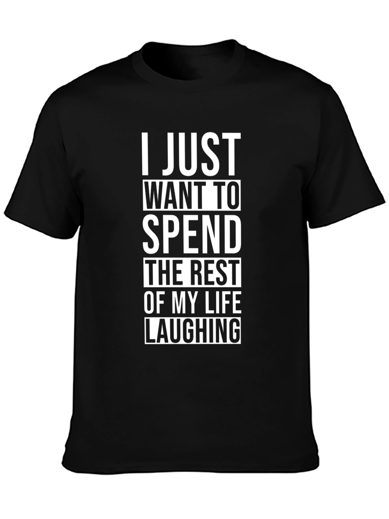 Laughing Life Graphic Tee - Soft Cotton Blend