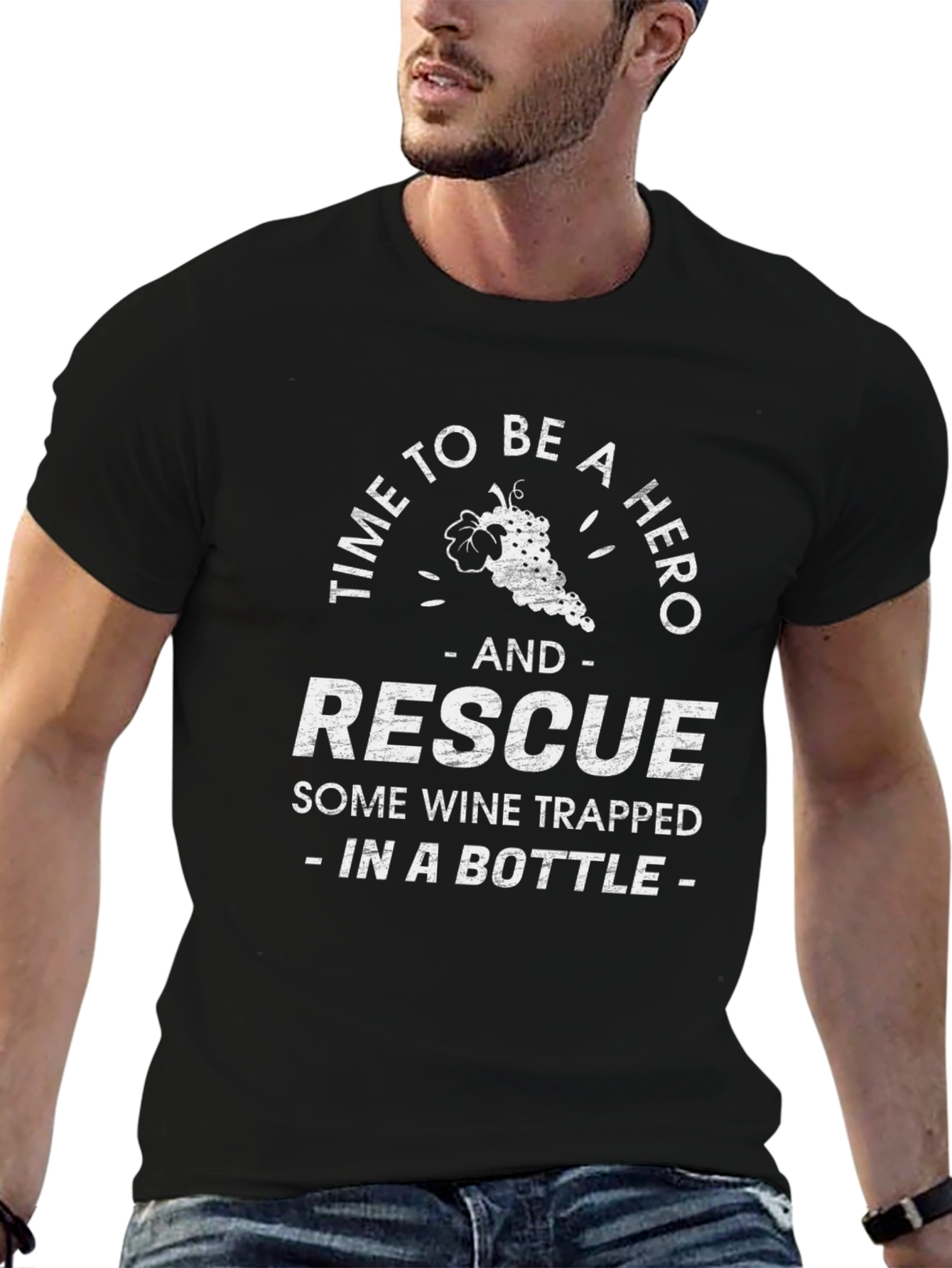 Time to Rescue Wine T-Shirt