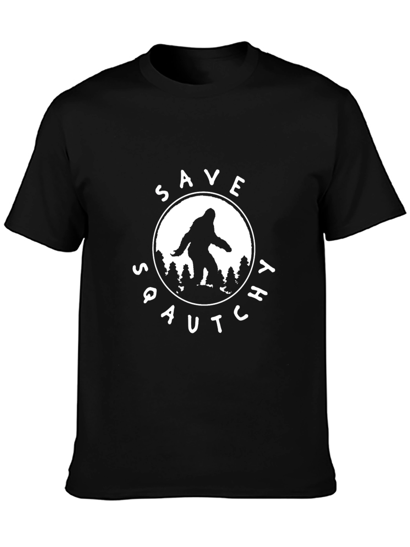 Save Squatchy Black T-Shirt
