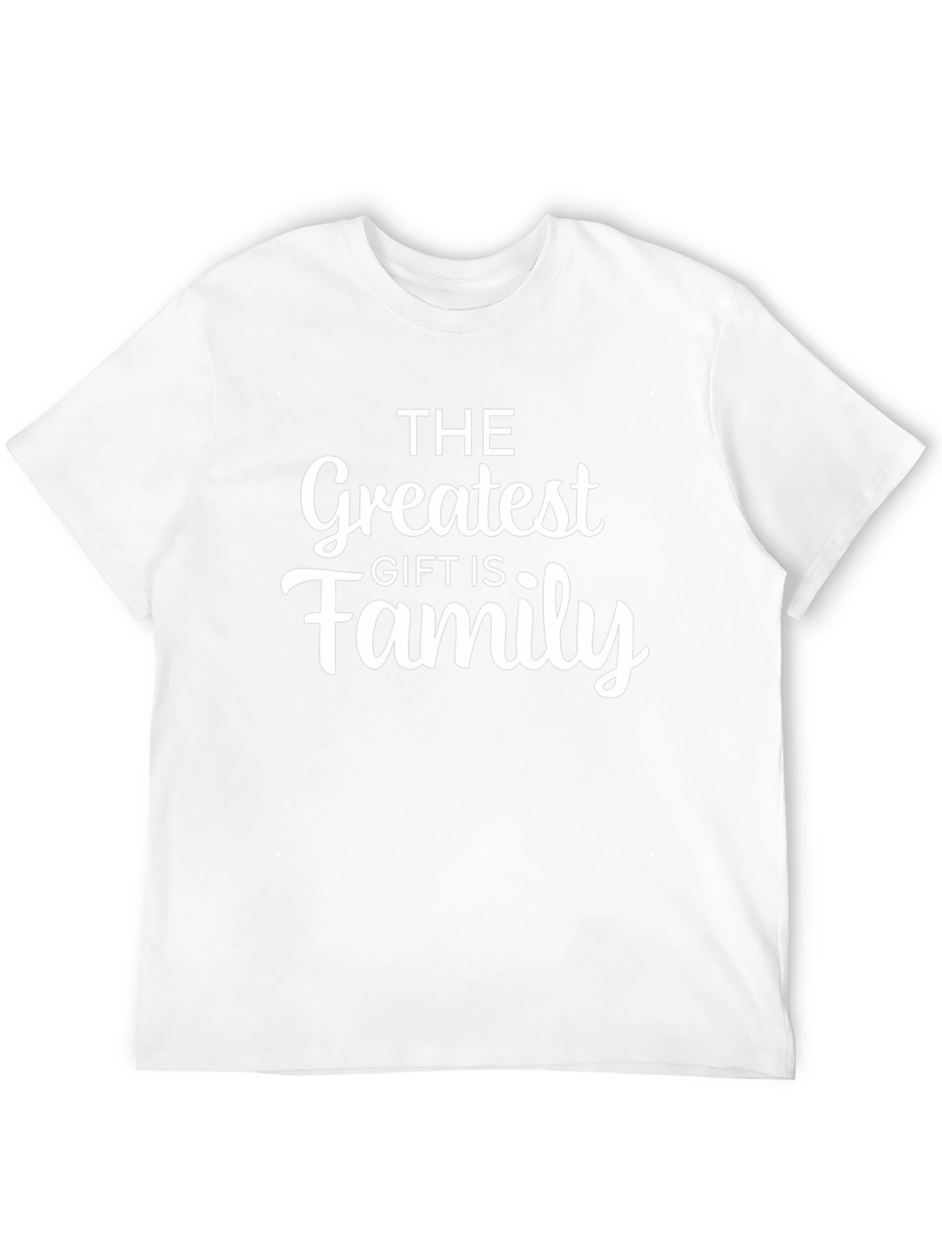 Greatest Gift is Family Black T-Shirt