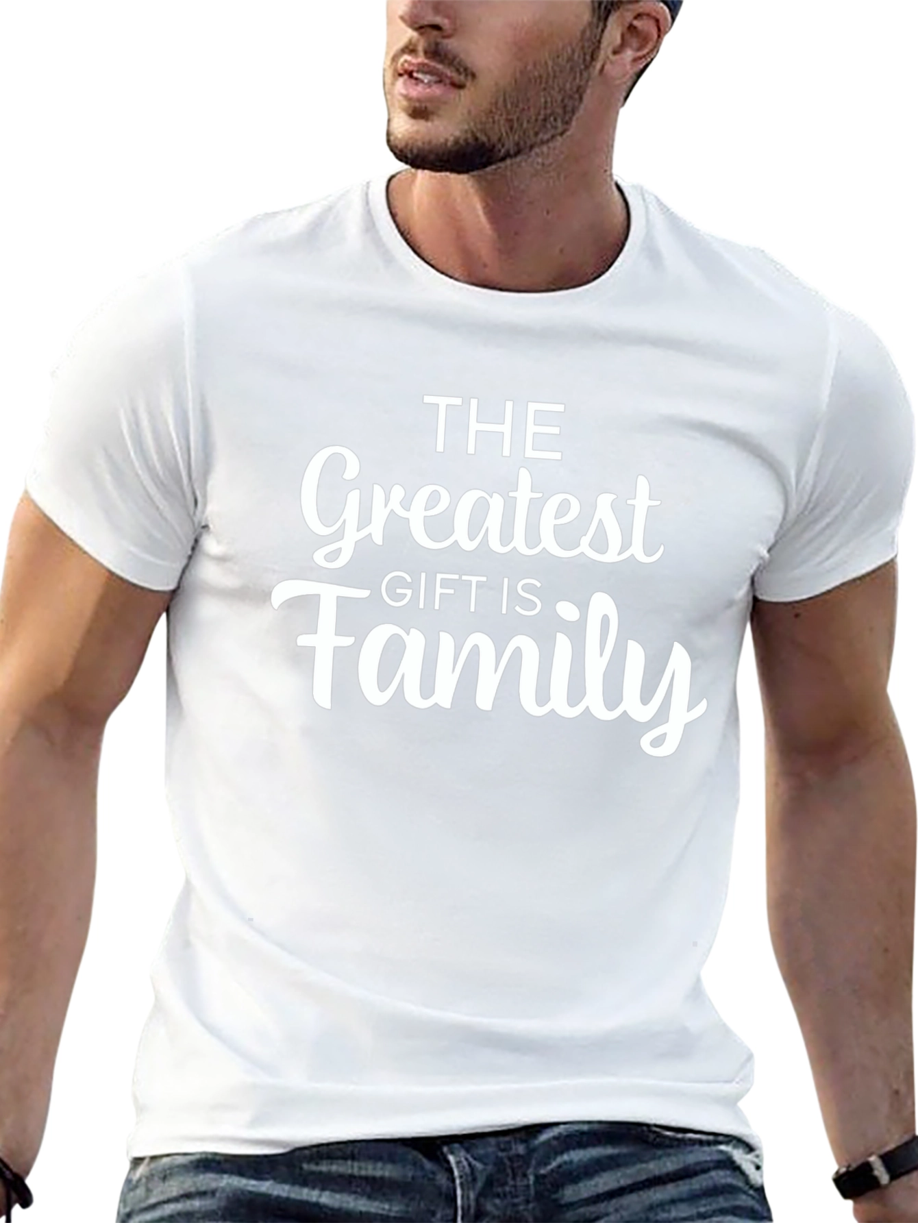 Greatest Gift is Family Black T-Shirt