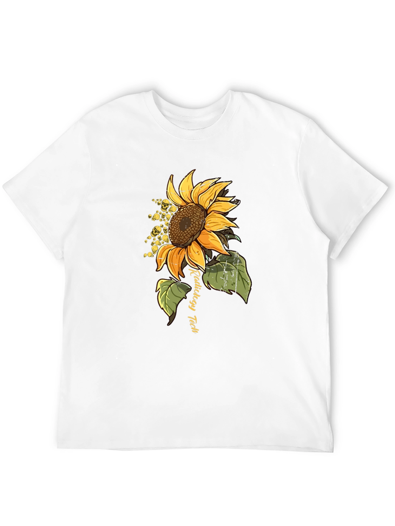 Radiology Tech Sunflower Graphic T-Shirt